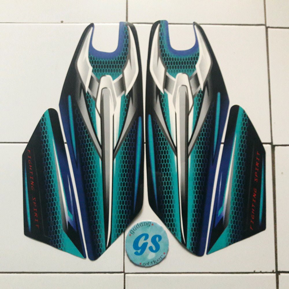 striping rx king 2007 biru