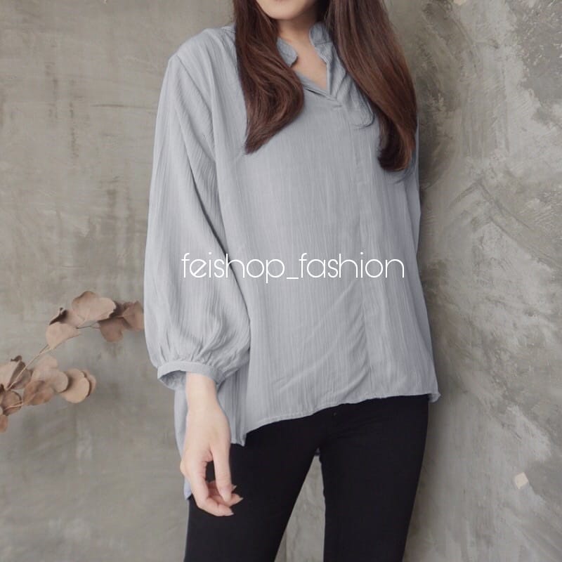 BIANA BLOUSE BAHAN KATUN RAYON // BLOUSE KEKINIAN