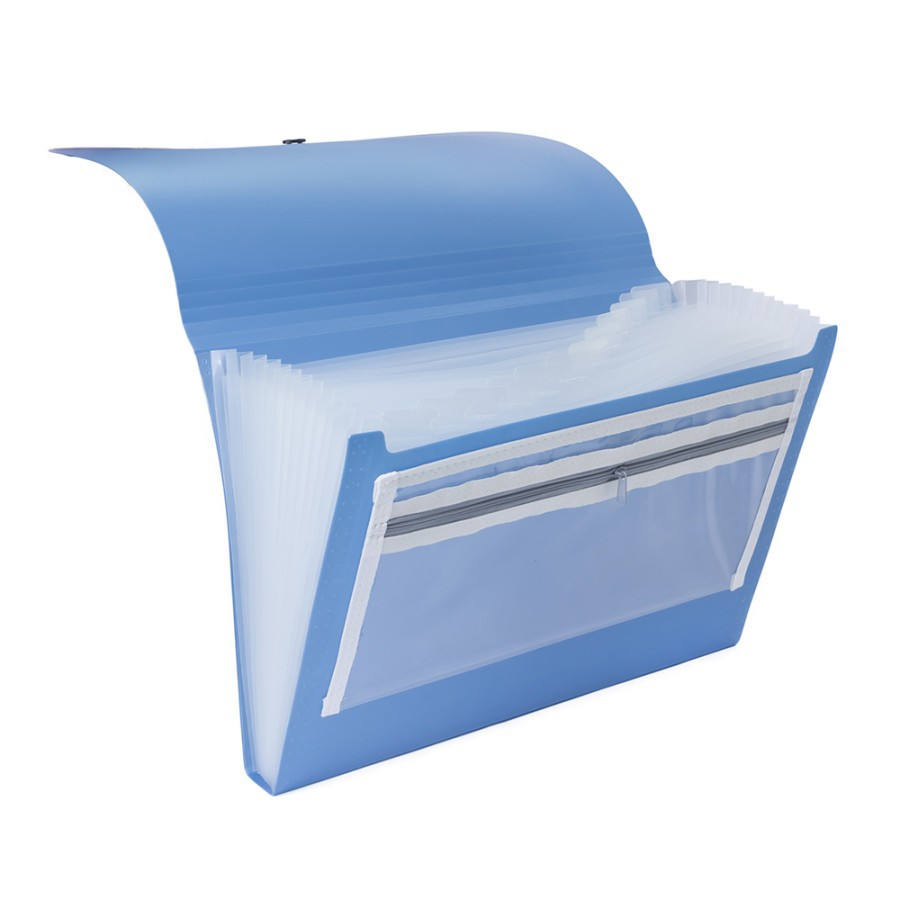 

[Zada] Bantex Expanding File With Zipper Pocket Folio #3602