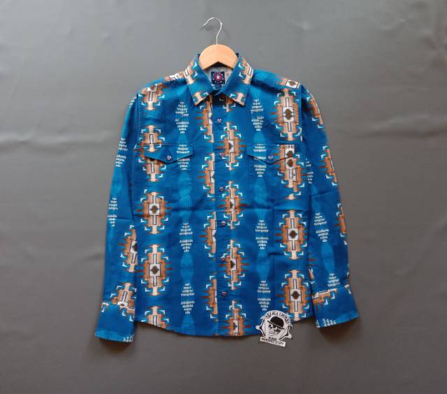 Kemeja Panhandle slim western shirt maxican navajo