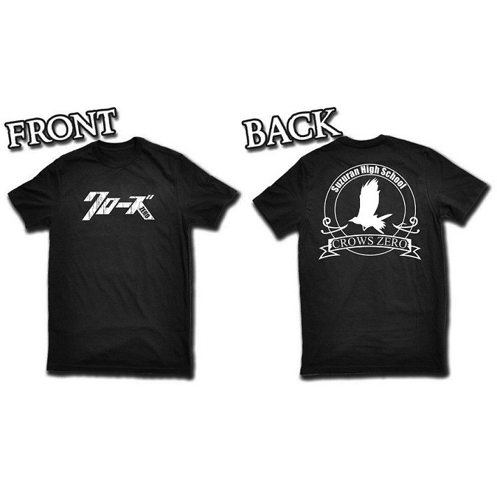 t-shirt kaos crows zero suzuran high school