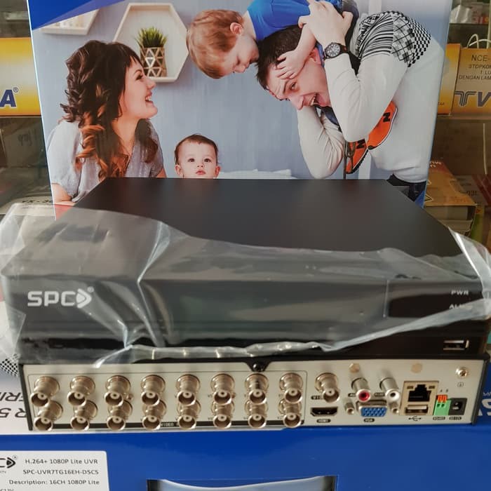 DVR SPC UVR 5 MegaPixel 4K 5mp superlite 16ch SPC-UVR7TG16EH-D5C5
