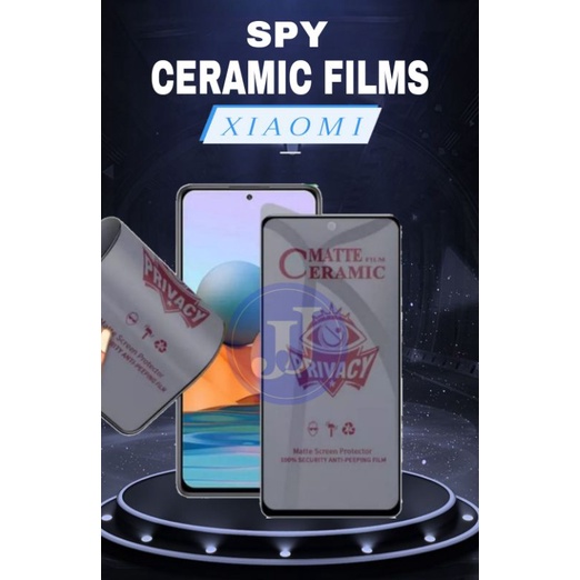 Tempered Pelindung Layar Matte Anti-Spy Privacy Ceramic Film Screen Protector XIAOMI 4A 4X 5A 6 7 7A 8 8A 8A PRO 9 9A 9T 9C REDMI 10 5 6 7 7 PRO NOTE 8 8 PRO 9 9 PRO 10 4G NOTE 10 5G 10 PRO 11 PRO 5G POCO M3 10A 10C 10 5G A1 2022 A1+ M5 M5S 12C F5 X5 PRO