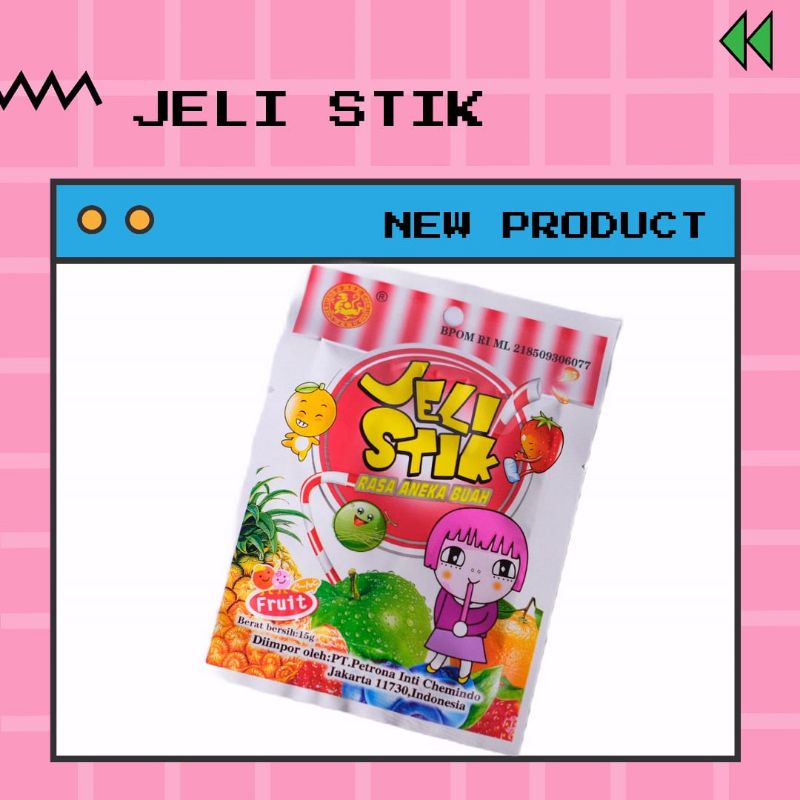 

( JELI STIK SMALL ) - SNACK JADUL - HAMPERS JADUL