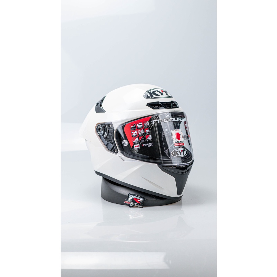 KYT TT COURSE WHITE