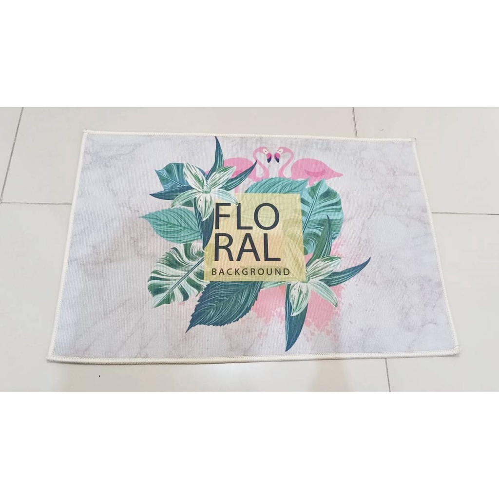 Kitchen Floor Mat Small 40*60 / Keset Alas Lantai Rumah Kamar Mandi