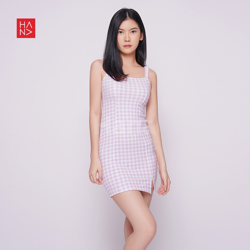 HanaFashion JKT - Audy Mini Dress Wanita Gaya Korea - OP178