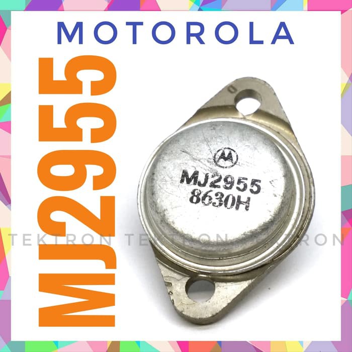 MJ2955 Transistor Motorola asli- audio power amplifier (new old stock)