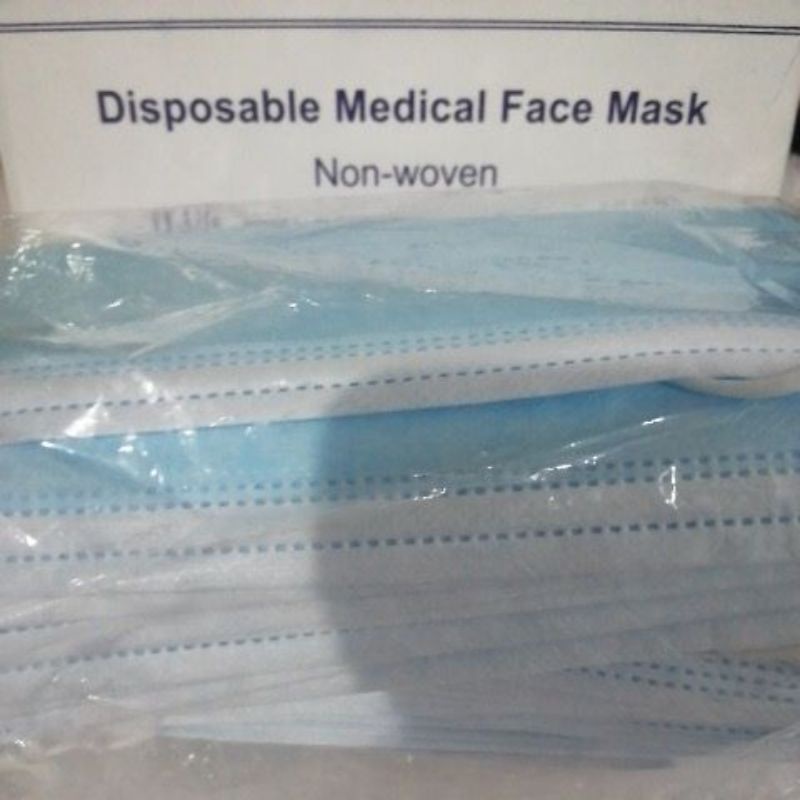 Masker Bedah medis Surgical Mask Disposable Medical Facemask 3 ply isi 50 pcs