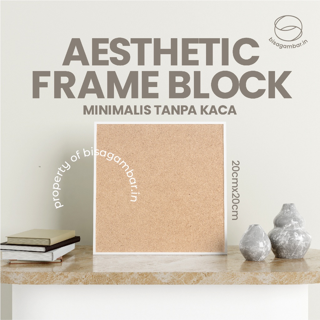 Pigura | Bingkai Estetik | Bingkai Foto Minimalis | Aesthetic Frame 3D