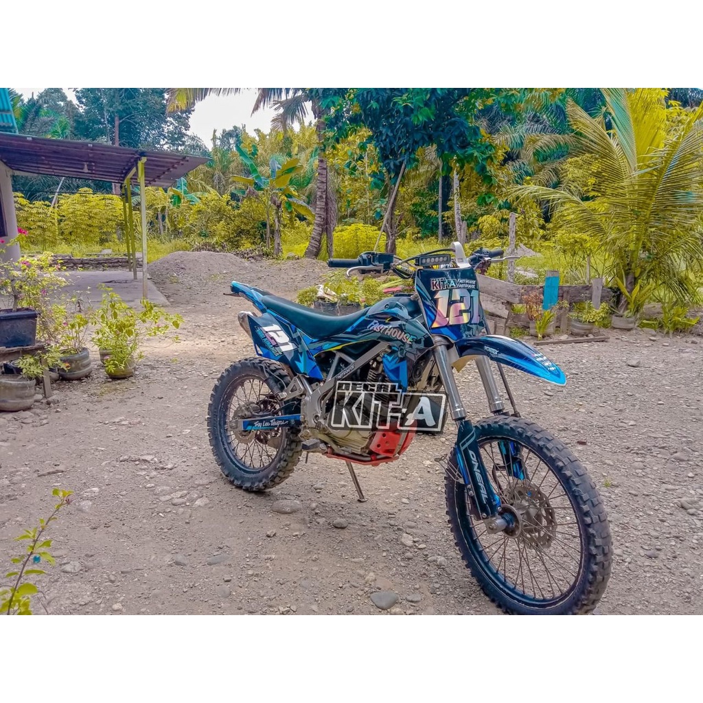 Decal Klx 150 Bf Dekal Striping Klx G Cutting Hologram (D-A3-085)