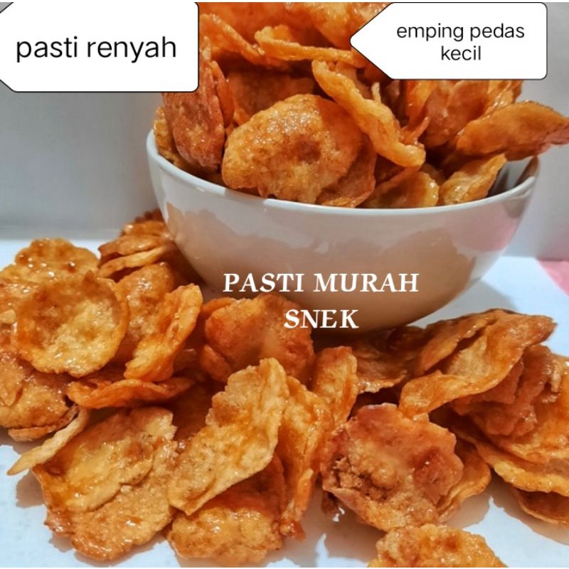 

1KG Emping pedas kecil renyah kriukkkkk