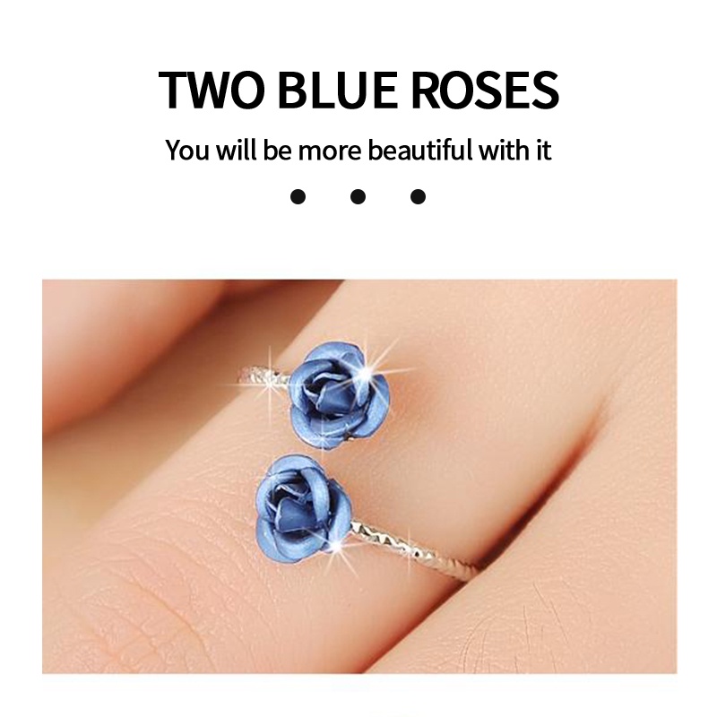 Cincin Perhiasan Cincin Titanium Wanita Mode Berlian Imitasi Korea Ring Titanium -PD