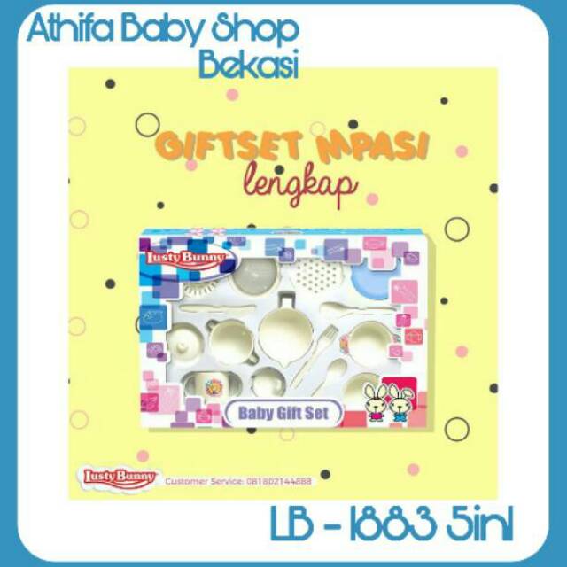 Lusty Bunny Feeding Set Tempat Makan Bayi Food Maker Lustybunny LB-1883 Perasan Jeruk