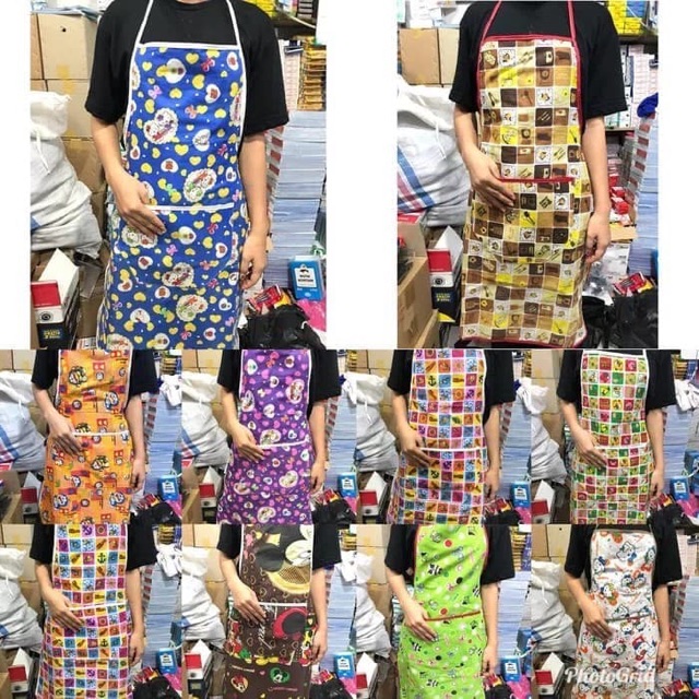 CELEMEK KAIN / CELEMEK MASAK MODEL TALI / CELEMEK DAPUR SUPER MURAH