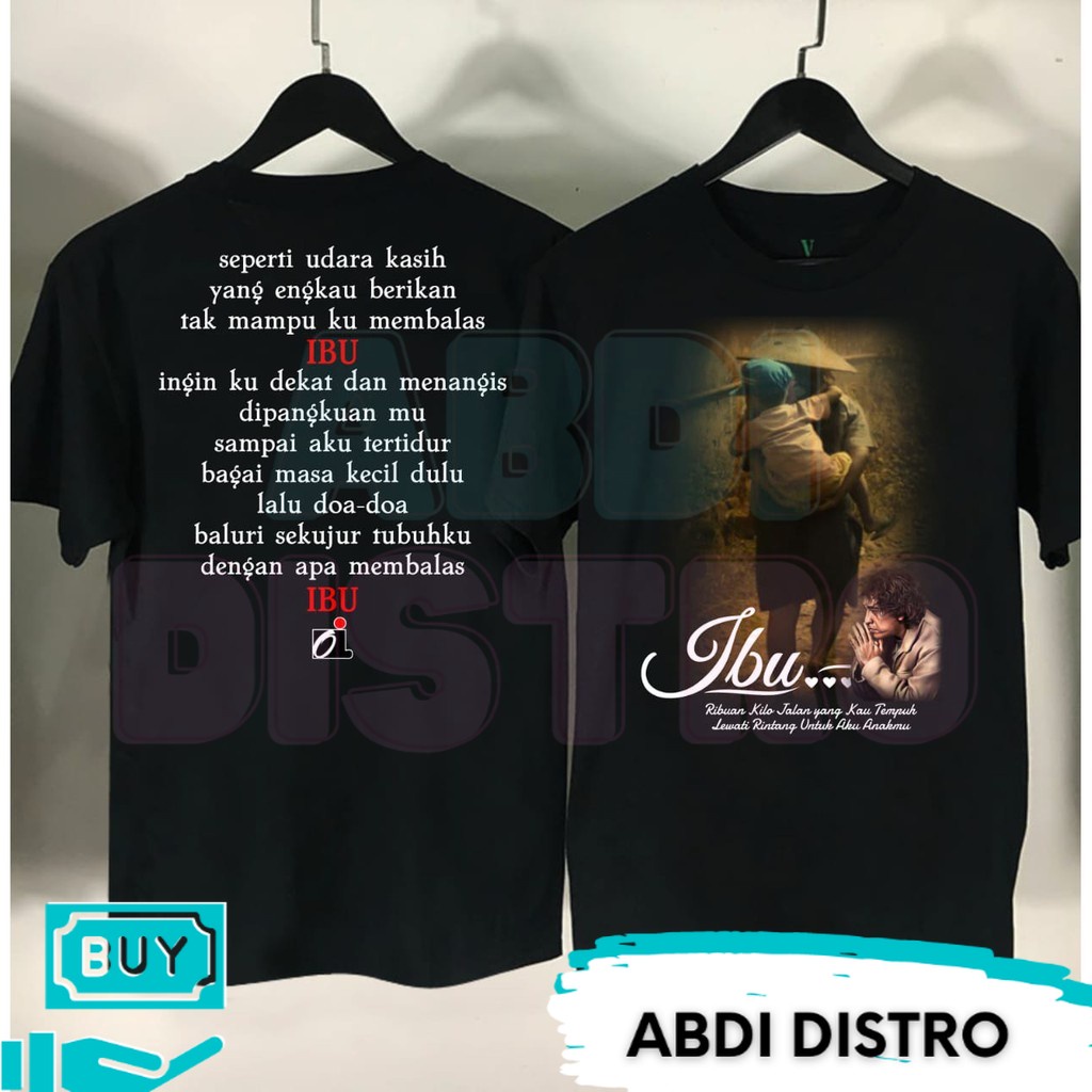 RT25 / KAOS IWAN FALS IBU OI / KAOS PRIA / KAOS DISTRO