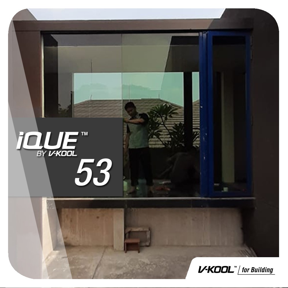 Kaca Film V-KOOL untuk Gedung / Rumah / Apartement (Vkool Ique 53 Disc 30%)