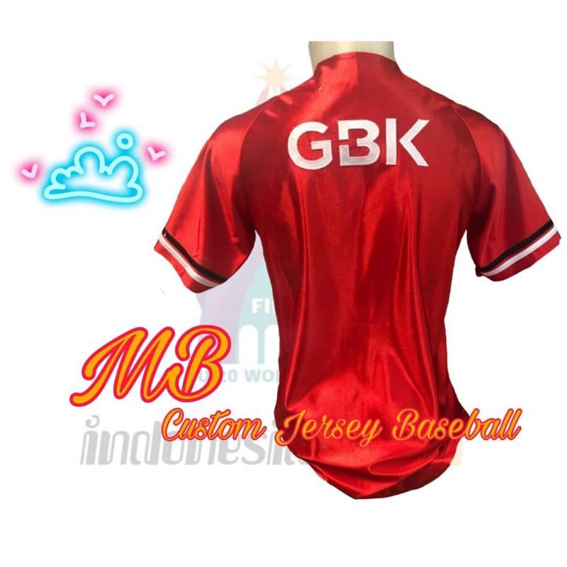 MB CUSTOM JERSEY BASEBALL PARAGON RED