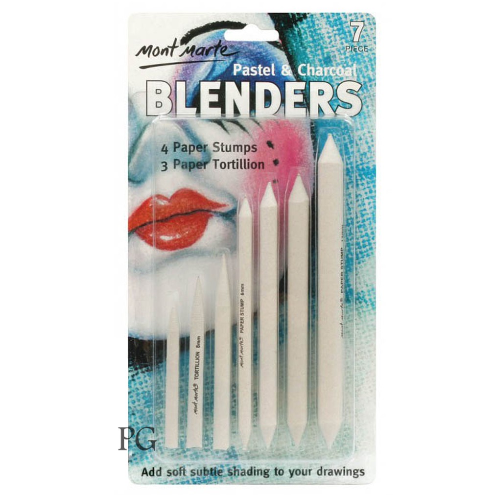 

Mont Marte Blenders Paper Stumps Wiper (Dusel) Charcoal/Pencil/Pastel