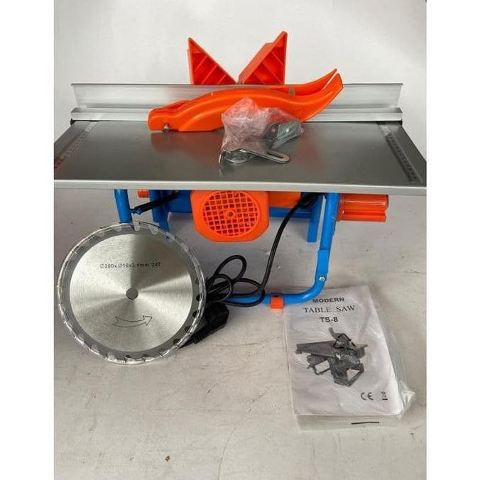 Produk Terbaik] Table Saw Modern Ts 8 Mesin Gergaji Meja 8Inch Mesin Potong Kayu 600W