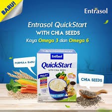 ENTRASOL QUICK START WITH CHIA SEED 30GR ISI 5 SACHET