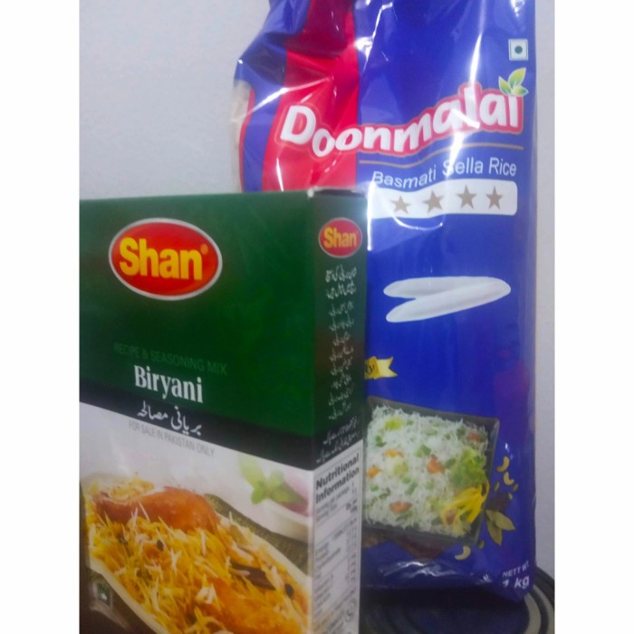 

540ffiepp Beras Basmati 1 Kg Dan Bumbu Biryani 244Q40112