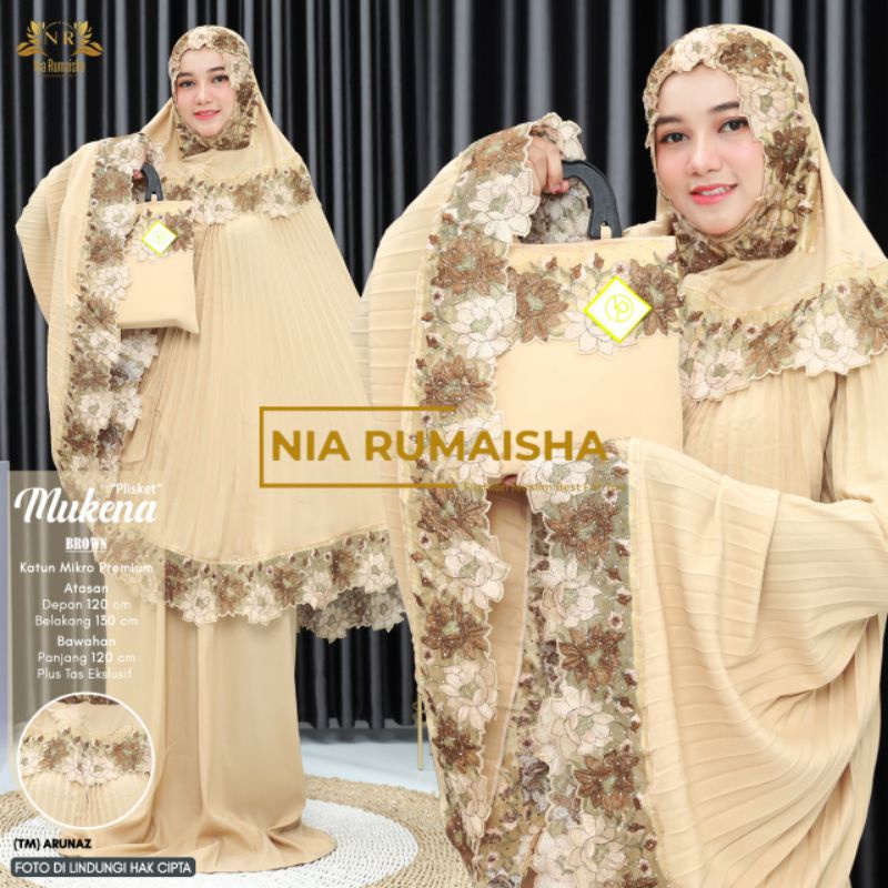 MUKENA PLISKET || NIA RUMAISHA