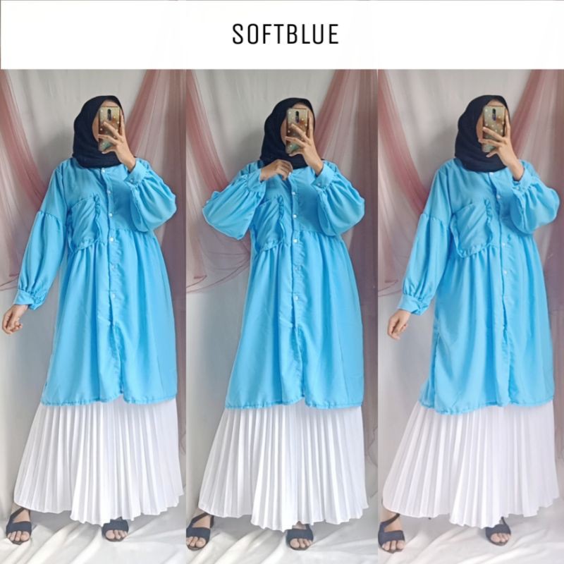 TUNIK PUFFY DAISY // TUNIK SAKU REMPEL