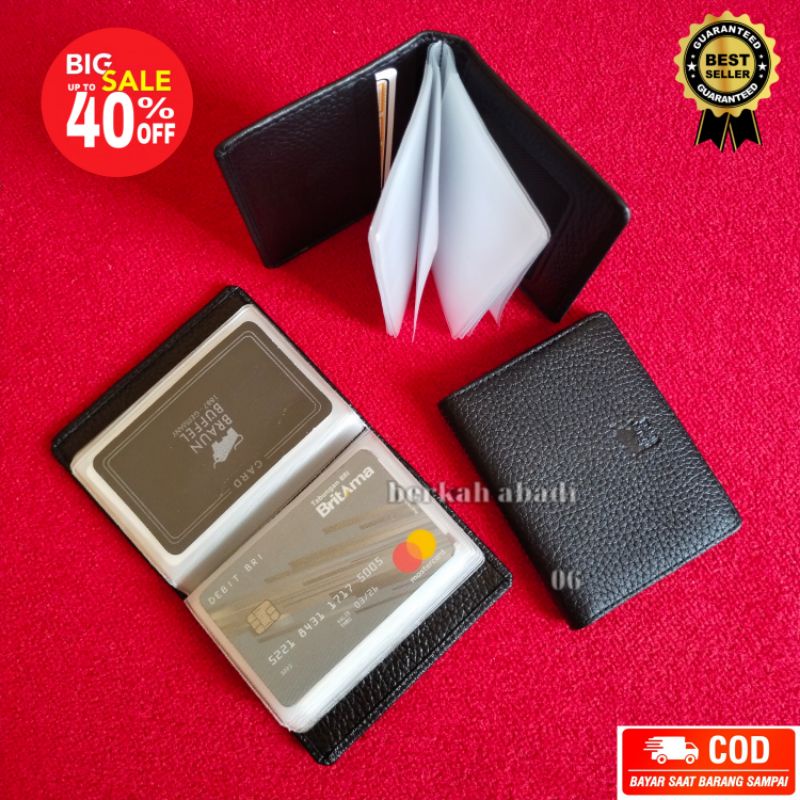 Dompet Kulit kartu COD DOMPET KARTU ALBUM BAHAN KULIT ASLI | Dompet Card Holder Pria Wanita