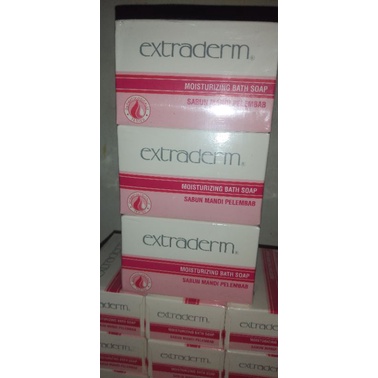 EXTRADERM moisturizing bath soap regular 90 gram/ sabun mandi pelembap dan  pemutih badan