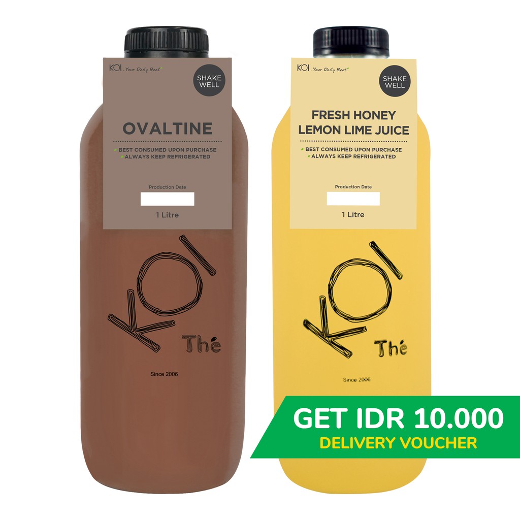 

KOI The Bottled COMBO 1 (Ovaltine + Fresh Honey Lemon Lime Juice)