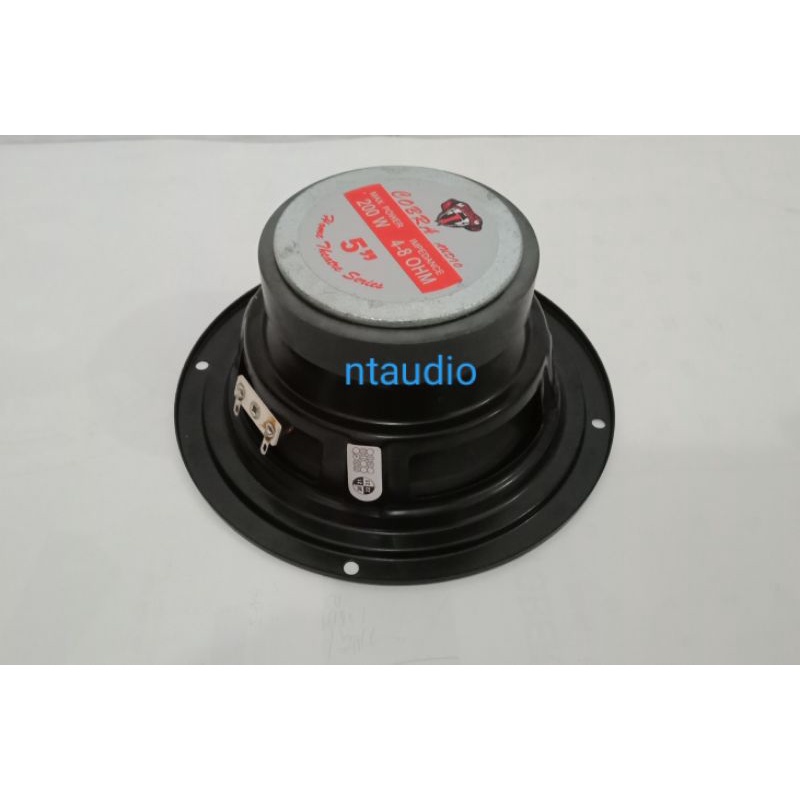 Speaker woofer 5 inch COBRA 5" Komponen woofer 5" 200watt