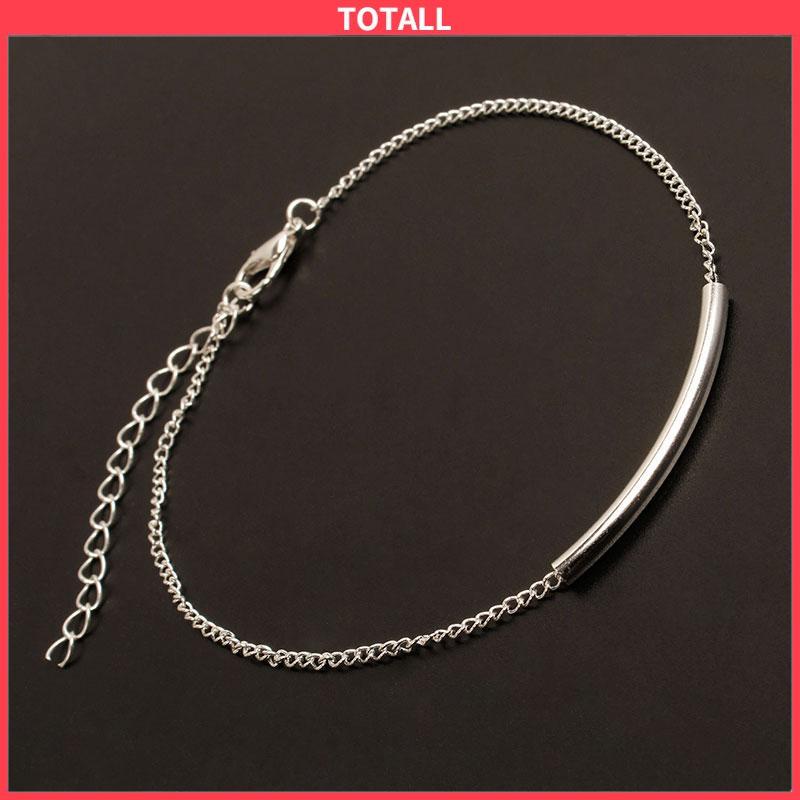 COD Vintage Fashion Metal U Tube Anklet Beach Summer Alloy Anklet-Totall