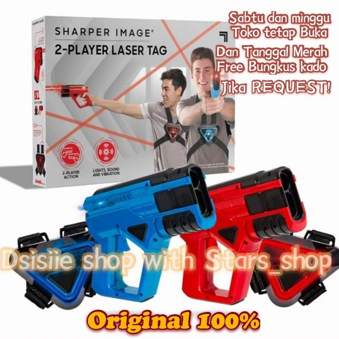 Silahkan Order] Sharper Image Laser Tag 2 Player Laser Tag Gun Blaster & Vest Armor