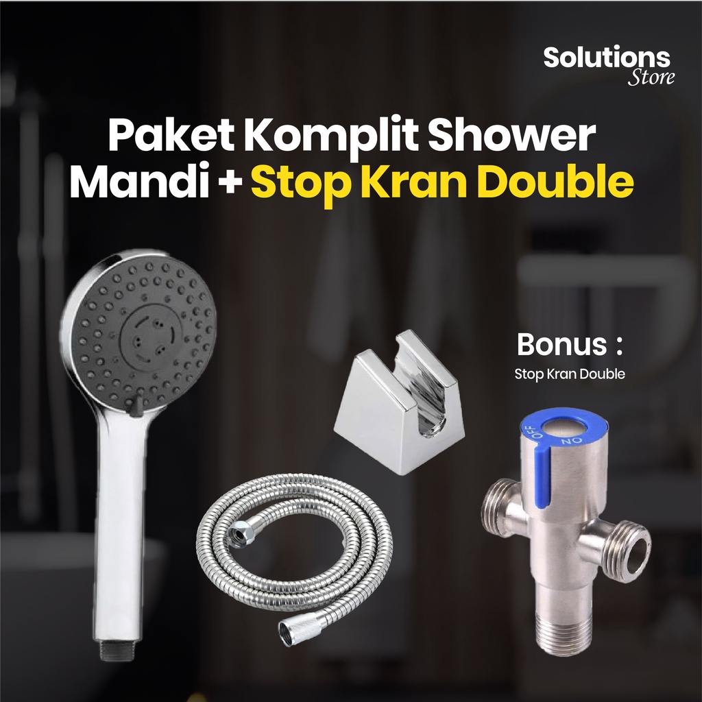 Shower Set Kamar Mandi Bonus Stop Kran /Bonus Stop Kran