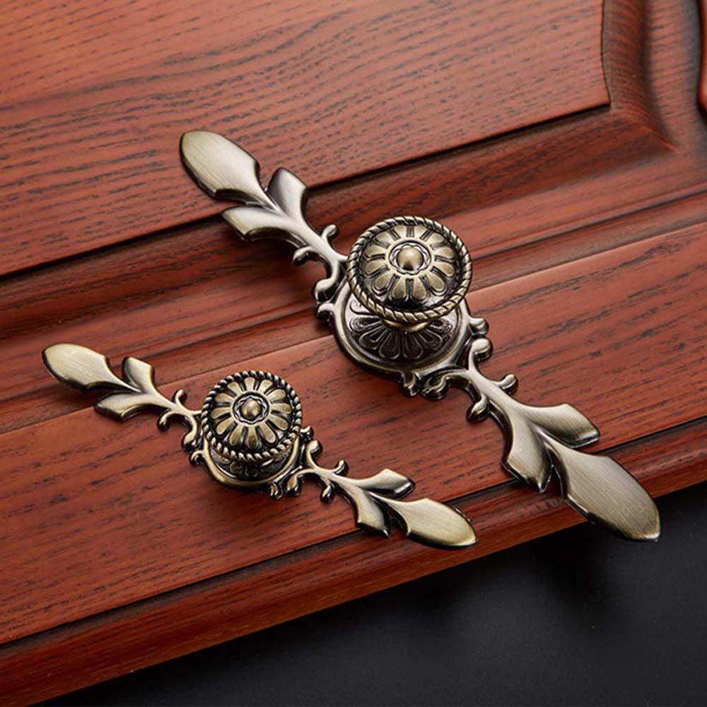 [Elegan] Knob Pintu Bronze 1pcs Handle Laci Lemari Lemari Dresser