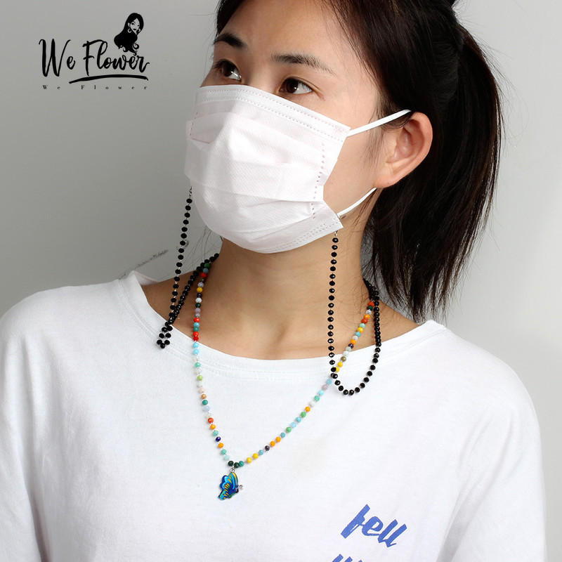 We Flower Tali Lanyard Gantung Holder Masker Wajah / Kacamata Anti Hilang Untuk Anak / Dewasa