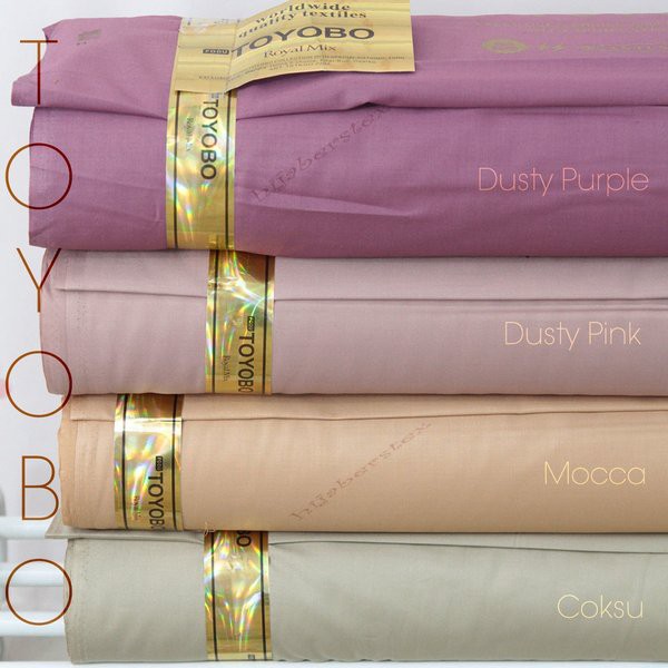 Kain Toyobo Deluxe Royal Mix - Katun Bahan Koko Atasan 1 Roll (36.5 meter)