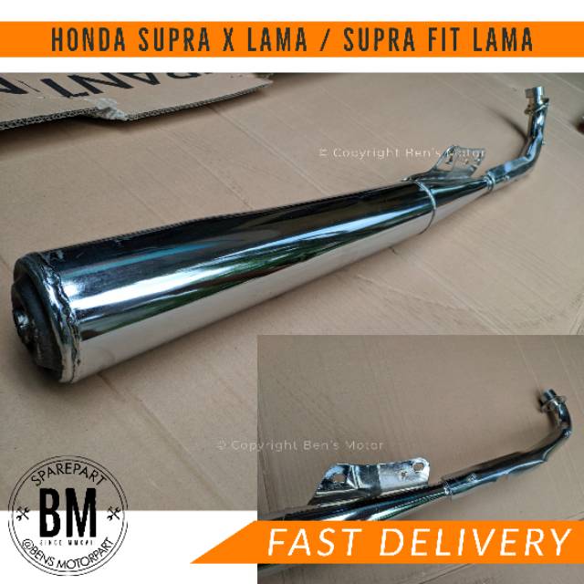 Jual Knalpot Standar Honda Supra X Lama / Knalpot Supra Fit 100cc Lama
