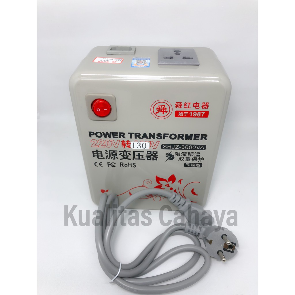 Trafo Stepdown Besar 3000Watt 105-130v Mulus Terjamin Kualitasnya