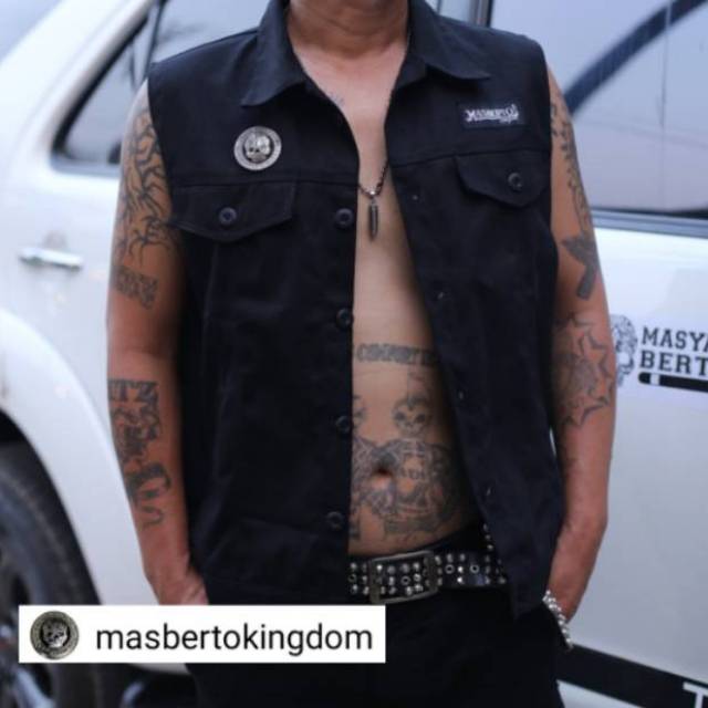 Jaket Rompi Vest Masberto Kingdom Original