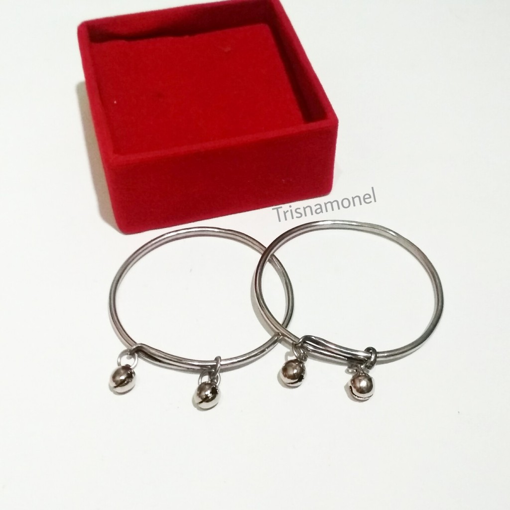 GELANG MONEL ANAK ORIGINAL PAKAI LONCENG