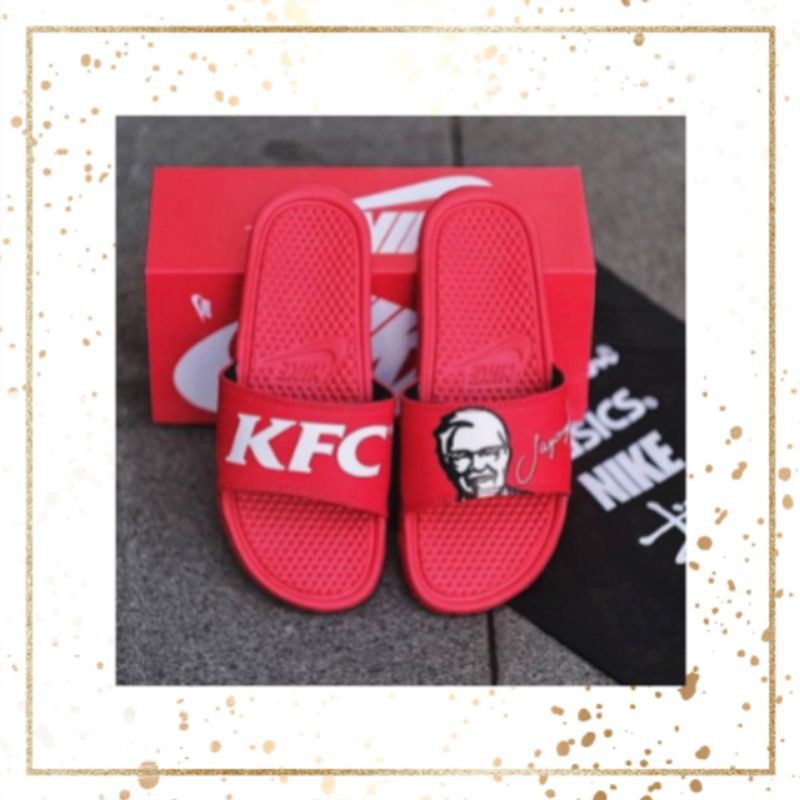 SANDAL KEKINIAN SANDAL SLOP KFC BAYAR DITEMPAR/SANDAL PRIA/SANDAL WANITA