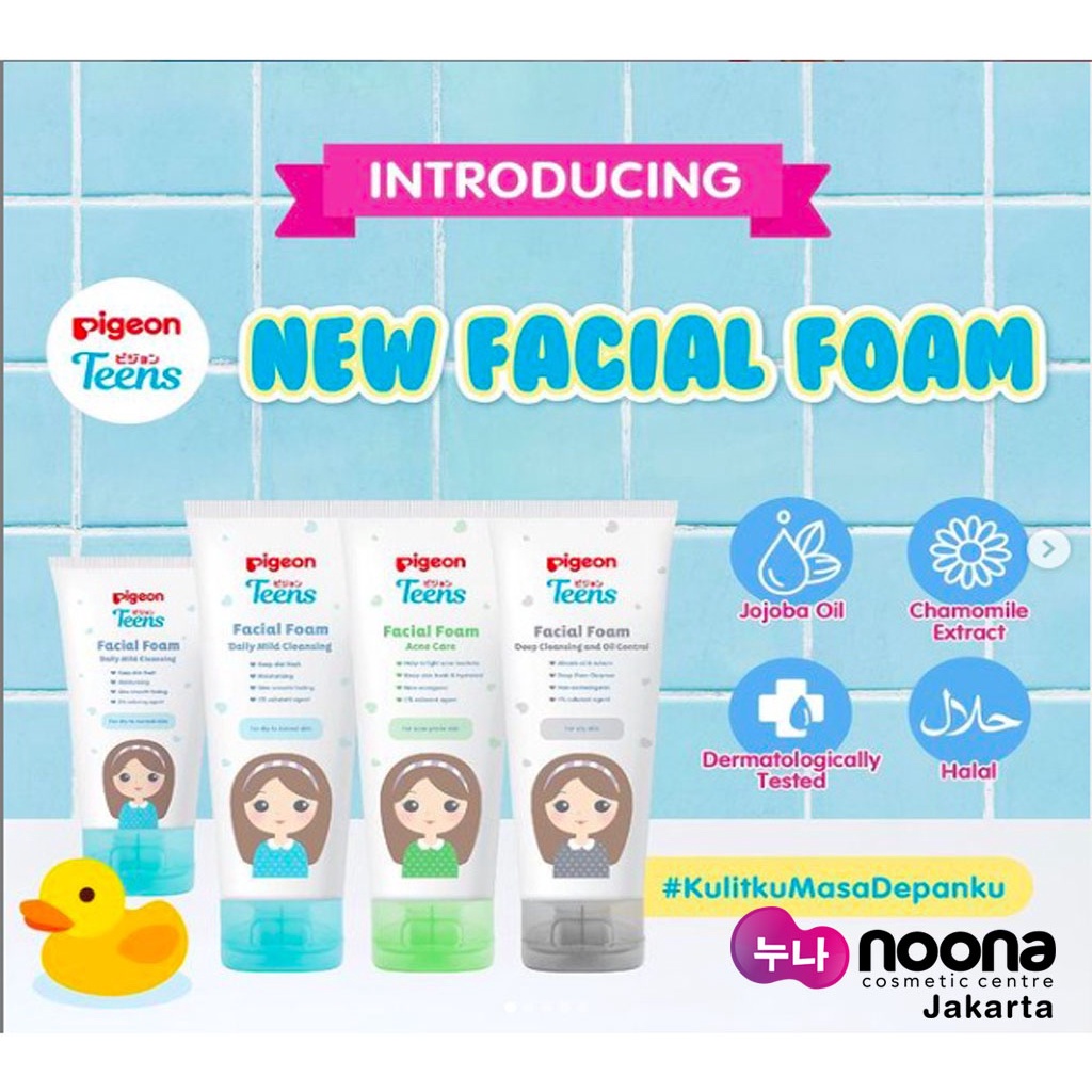 PIGEON TEENS Facial Foam Daily Mild Cleansing / Acne Care / Deep Cleansing and Oil Control 40 ml