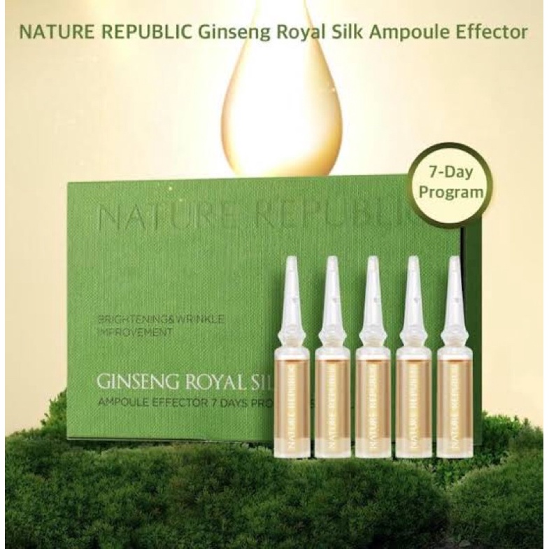 GINSENG ROYAL SILK AMPOULE EFFECTOR 7 DAYS PROGRAM Nature Republic