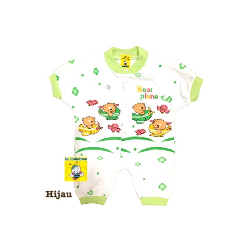 Jumper Pendek Bayi Newborn 0- 3 Bulan 100% Katun SNI [Ecer]