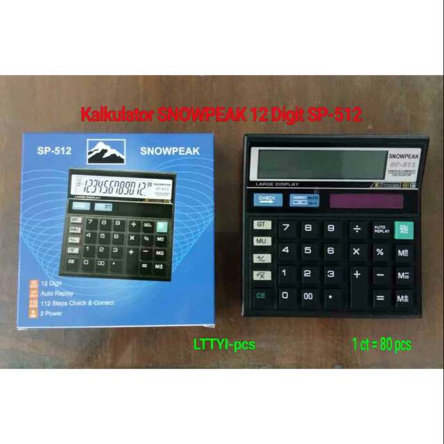 

Kalkulator dagang 12 digit (BEST SELLER!!!)