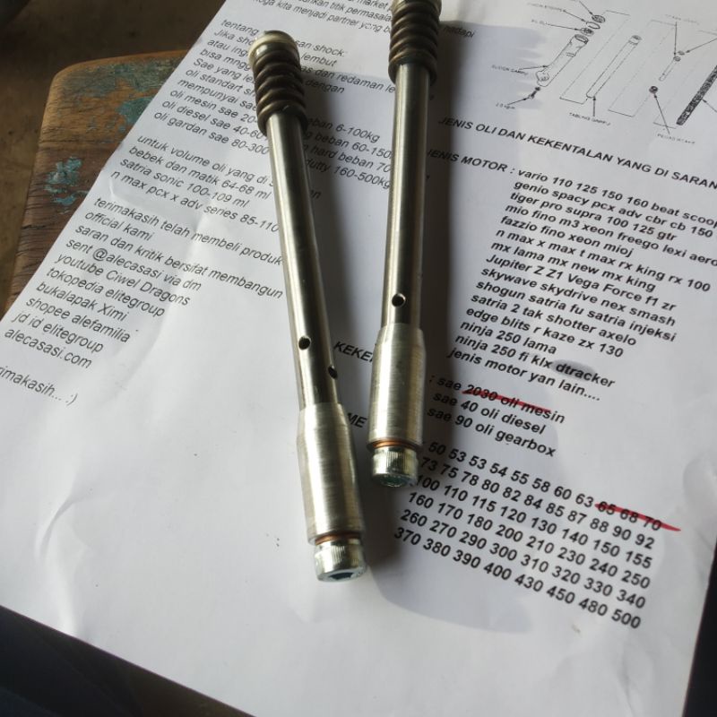 SULING SHOCK SONIC WIN GL CB 100 as 26 27 SUPER EMPUK SUPER REBOUND hyper rebound