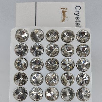 CANGKANG SWAROVSKI SUPER CANGKANG BULAT 8mm per BUTIR