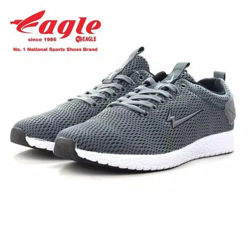 SEPATU RUNNING PRIA EAGLE PANAMA ORIGINAL (ABU PUTIH)